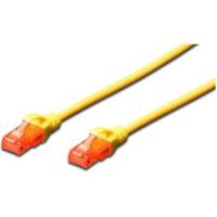 Digitus DK-1617-020/Y RJ45 Netwerkkabel, patchkabel CAT 6 U/UTP 2.00 m Geel Vlambestendig, Halogeenvrij, Rond, Verdraaide paren, Onafgeschermd 1 stuk(s) - thumbnail