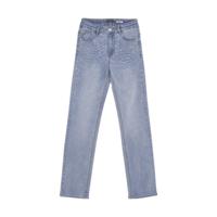 Indian Blue Jeans Winter jeansbroek meisjes - blauw - straight fit/studs - thumbnail