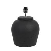 Light & Living Tafellamp 'Etna' Keramiek, 40cm, kleur Mat Zwart (excl. kap) - thumbnail