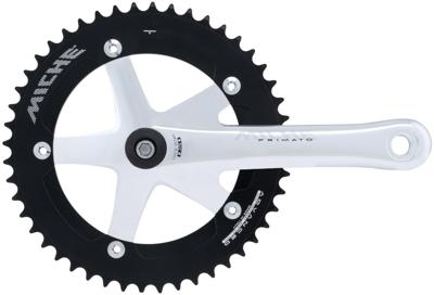 Miche crankstel pista advanced 170mm 48tds. 1/8 zilver
