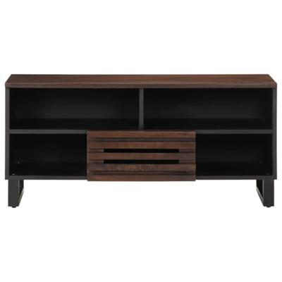 Tv-meubel 100x34x46 cm massief mangohout bruin