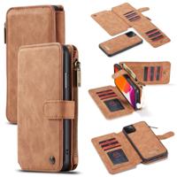 CaseMe-007 afneembare multifunctionele horizontale Flip lederen draagtas met kaartsleuf & houder & rits portemonnee & fotolijstjes voor iPhone XI 2019 - thumbnail