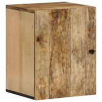 Badkamerwandkast 38x33x48 cm massief mangohout - thumbnail