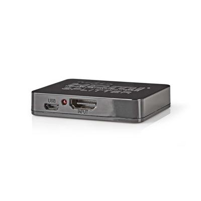 2-poorts | HDMI-Splitter | Zwart