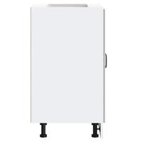 Spoelbakonderkast Lucca bewerkt hout bruin eikenkleur - thumbnail