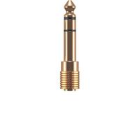 Oehlbach D1C35021 i-Jack AD 35/63 Jackplug Audio Adapter [1x Jackplug female 3,5 mm - 1x Jackplug male 6,3 mm (stereo)] Goud - thumbnail