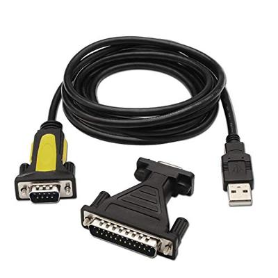 AISENS A104 – 0039 – 1,8 m USB naar seriële converter, zwart