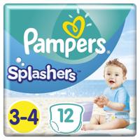 Pampers Zwemluiers - Splashers Maat 3-4 Carrypack 12 Stuks - thumbnail