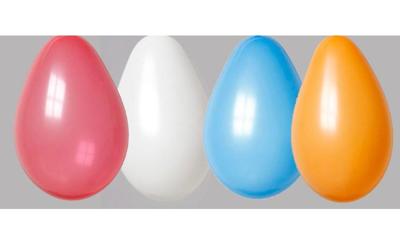 Ballob Rood / Wit / Blauw / Oranje 100 stuks