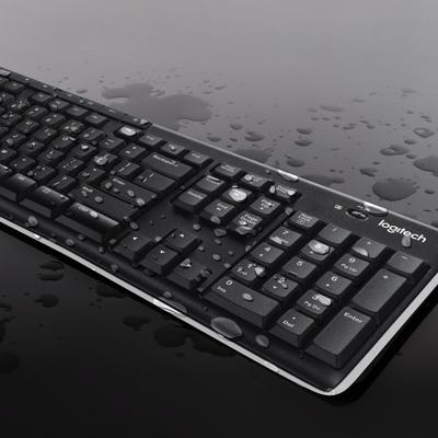 Logitech MK270 Draadloos Toetsenbord en Muis QWERTY Toetsenbord Zwart