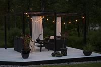LED feestverlichting 4.5 meter met 10 lampen warmwit - thumbnail