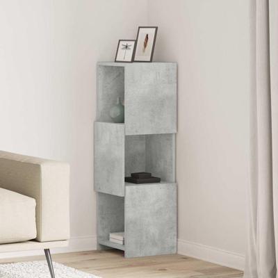 Hoekkast Wit 30,5x30x95cm Bewerkt hout Hoekkast Wit 30,5x30x95cm Bewerkt hout