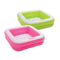 Intex babybadje 85x85x23 cm assorti + reparatiesetje - thumbnail