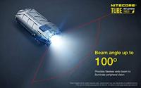 NiteCore Tube 2.0, schwarz Zaklamp werkt op een accu 55 lm 10 g - thumbnail