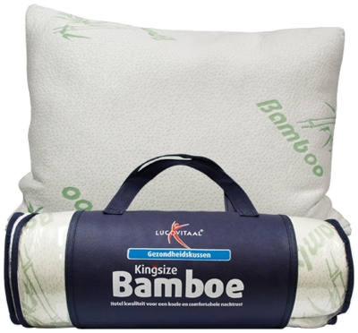 Lucovitaal Hoofdkussen Bamboe Kingsize Lucovitaal Hoofdkussen Bamboe Kingsize