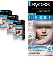 Syoss Color Cool Blonds 10-55 ultra platinum blond 1 Set - thumbnail