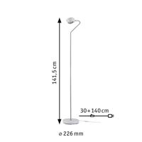 Paulmann Ramos 709.20 Staande LED-lamp LED LED vast ingebouwd 7.5 W Chroom, Wit (mat) - thumbnail
