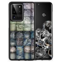 TPU Bumper Case Samsung Galaxy S20 Ultra Spijkerbroeken - thumbnail