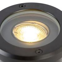 QAZQA Moderne buiten grondspot zwart verstelbaar IP65 - Delux - thumbnail