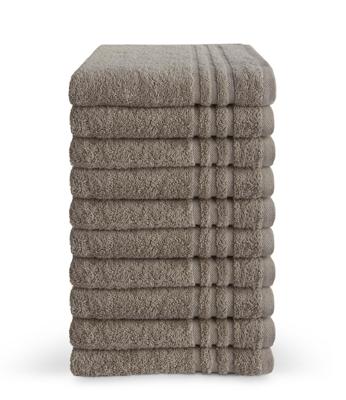 Byrklund Handdoek 50x100 cm 500gram Taupe - 10 stuks