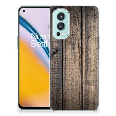 OnePlus Nord 2 5G | Bumper Hoesje | Steigerhout OnePlus Nord 2 5G | Bumper Hoesje | Steigerhout