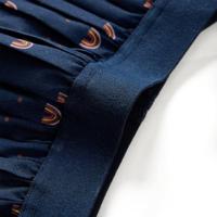 Kinderrokje met regenbogenprint 104 marineblauw - thumbnail