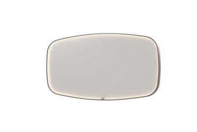 INK SP31 spiegel - 160x4x80cm contour in stalen kader incl dir LED - verwarming - color changing - dimbaar en schakelaar - geborsteld RVS 8409883