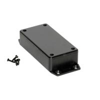 Hammond Electronics 1591AF2SBK Universele behuizing 100 x 50 x 25 ABS Zwart 1 stuk(s) - thumbnail