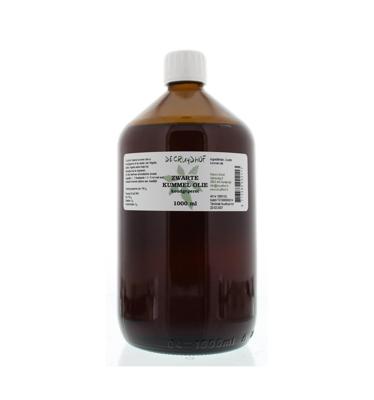 Zwarte kummel olie koudgeperst 1 Liter