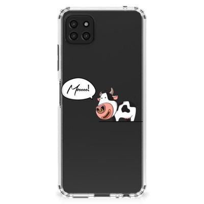 Samsung Galaxy A22 5G Stevig | Bumper Hoesje | Cow