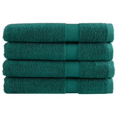 VidaXL Saunadoeken solund 4 st 600 g/m² 80x200 cm groen VidaXL Saunadoeken solund 4 st 600 g/m² 80x200 cm groen