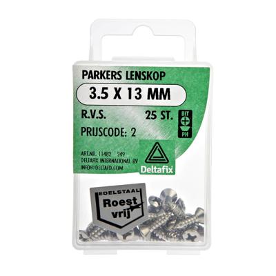 Parkers 3,5x13mm rvs 25st Deltafix - Deltafix Parkers 3,5x13mm rvs 25st Deltafix - Deltafix