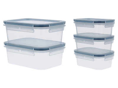 SILVERCREST Vershoudbakjes met klikdeksel (2-delig) SILVERCREST Vershoudbakjes met klikdeksel (2-delig)
