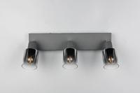 Trio 3-lichts plafondlampCadiz zwart - R81783042 - thumbnail