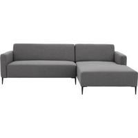 Goossens Bank Key West grijs, stof, 2,5-zits, modern design - thumbnail