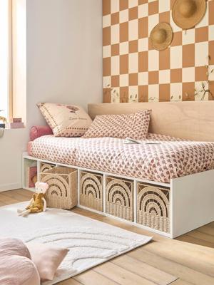 SQUARE kinderbed met opbergruimte wit