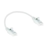ACT DC8900 LSZH U/UTP CAT6 Datacenter Slimline Patchkabel Snagless | RJ45 connectoren | Wit | 50 cm - thumbnail