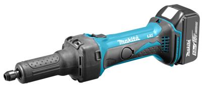 Makita DGD800RTJ Accu Rechte slijper 18V 5.0Ah in Mbox