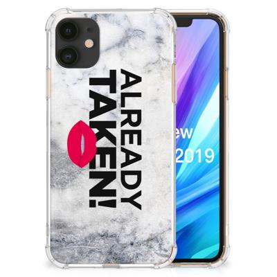 Apple iPhone 11 Telefoonhoesje met tekst Already Taken White Apple iPhone 11 Telefoonhoesje met tekst Already Taken White