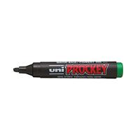 Uni-ball permanent marker Prockey PM-126, schuine punt, large, etui van 4 stuks - thumbnail