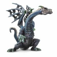 Safari speelfiguur ghost dragon junior 9 x 13 cm zwart - thumbnail