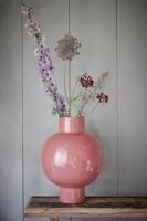 Pip Studio Vaas Metaal Groot Oud Roze 31x42cm - thumbnail