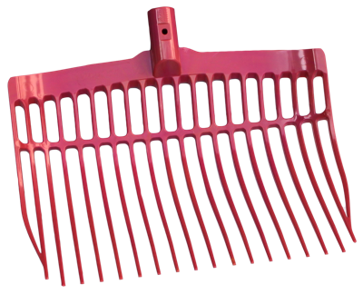 Mestvork kunststof roze zonder steel Mestvork kunststof roze zonder steel