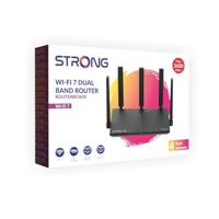 STRONG BE3600 Dual-Band WLAN-router 7, tot 3,6 Gbit/s, MLO, WLAN-router, 2,5 G WAN & Gigabit LAN, 5 externe antennes, app-beheer, ouderlijk toezicht, WPA3, TWT, IPv6 - thumbnail