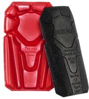 Blåkläder 4027 kniebeschermers one size zwart/rood - thumbnail