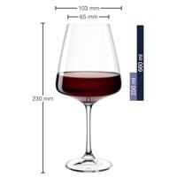 Leonardo Rode Wijnglazen Paladino - 660 ml - 6 stuks - thumbnail