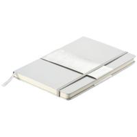 XD Collection notitieboek A5 hardcover papier grijs/zilver - thumbnail