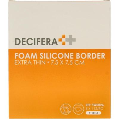 Decifera Foam Silicone Border Extra Thin 7,5x7,5cm