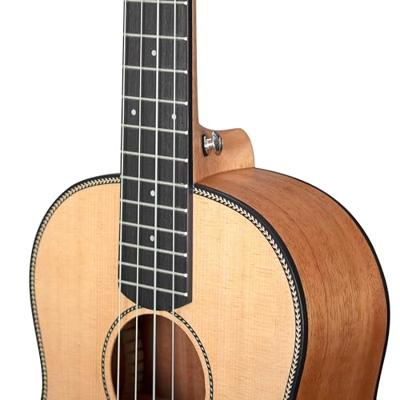 Cascha HH 2244 bariton ukelele massief spar bovenblad met gigbag - thumbnail