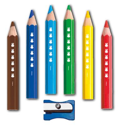 Bambolino Toys Nijntje houten kleurpotloden, 6st.